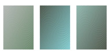 Arka plan. Minimalist kapak tasarım şablonları. Kitaplar, telefonları, albüm, dizüstü bilgisayarlar, raporları, dergi kapakları için düzenler kümesi. Çizgi Noktalı Gradyan etkisi. Geometrik mock-up doku.