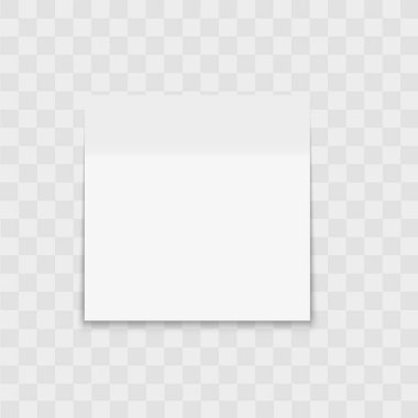 Not kağıt etiket PIN şeffaf arka plan üzerinde yazı. Vektör.