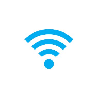 vektör wifi ya da kablosuz ağ simgesi, ücretsiz Wi-Fi