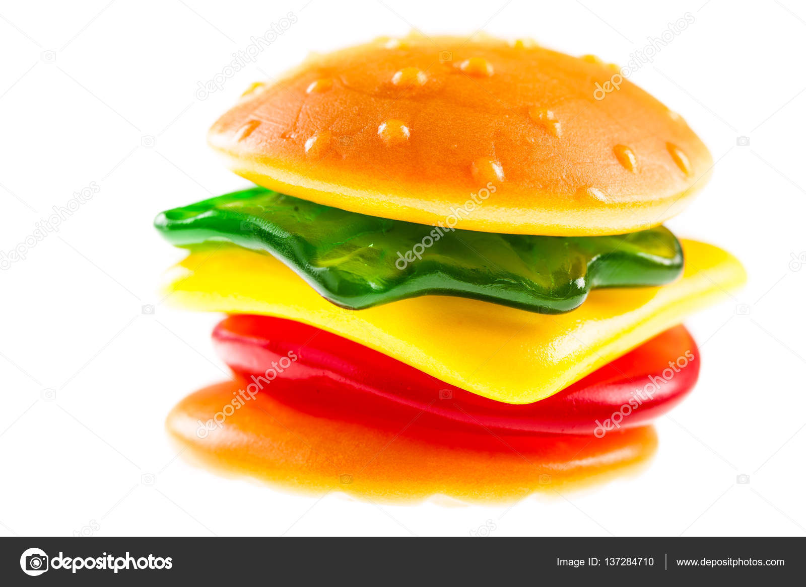 Jelly burger isolated Stock Photo by ©dlpn 137284710