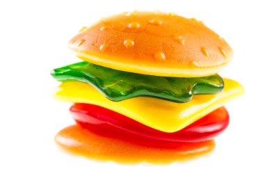 İzole jöle burger