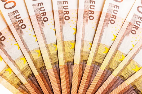 Euro money fan detail — Stock Photo, Image