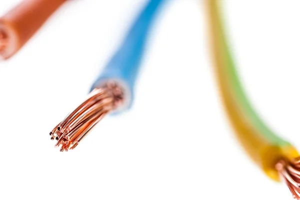 Electrical wires macro — Stock Photo, Image