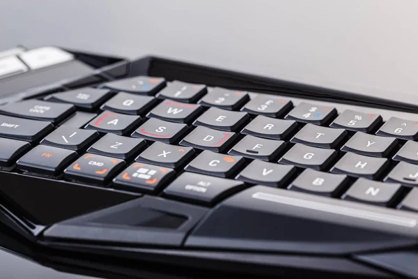 Black gaming keyboard — Stock Photo, Image