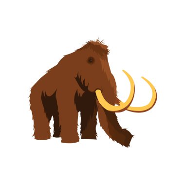 Mamut illüstrasyon ve Logo şablonu