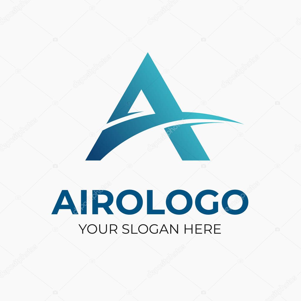 Airologo : Letter A logo template. suitable for any industry
