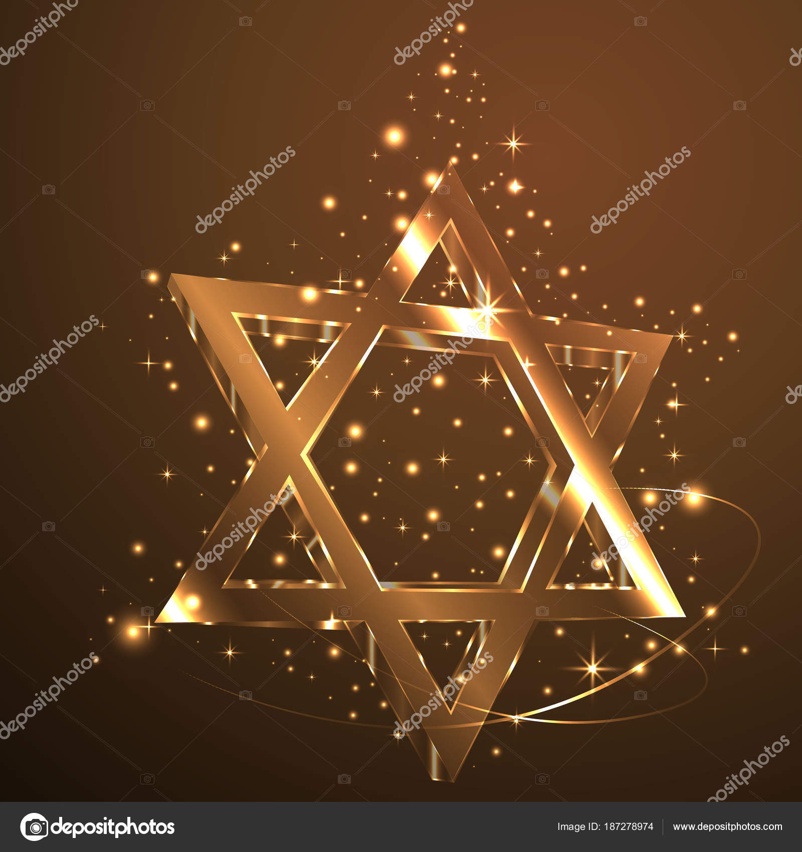 Advarsel Forbrydelse Andesbjergene Brown Star David Glas Jødiske Symbol Abstrakt Lys Stock-vektor af ©Pollywa  187278974