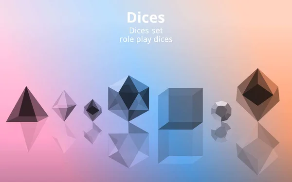 Şeffaf gerçekçi Diy d20 zarlar, Rpg oyunu gerçekçiliği 