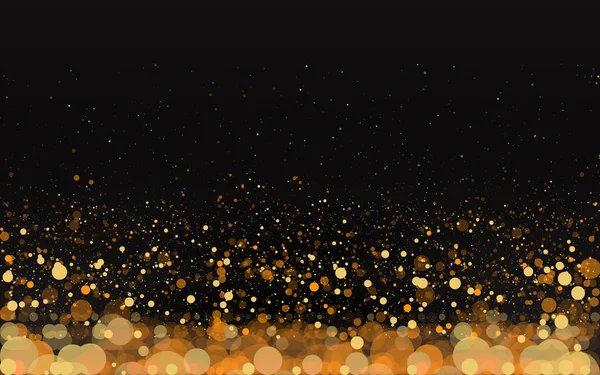 Роскошный золотой сверкающий фон, сверкающая магия — стоковый вектор