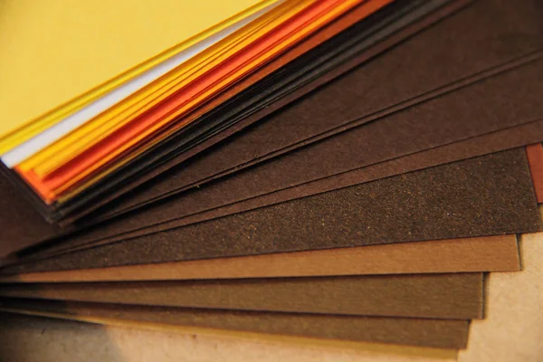Muestras de papel colorido, variación — Foto de Stock