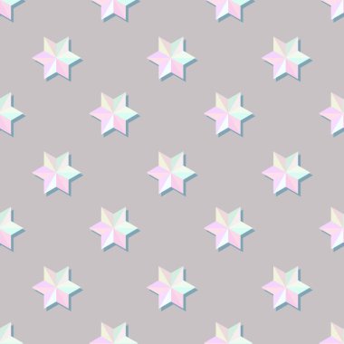 Pastel renklerde şık seamless modeli. İnci renkle yavaşça gri. Vektör.