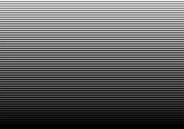 白い背景に水平並列の黒のストライプ ベクトルの図 ハーフトーン グラデーションの線 — ストックベクタ