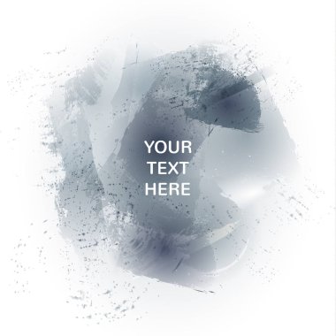 Suluboya arka planda herhangi bir görüntü veya reklam afiş için siyah. Vektör.