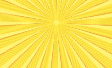 Güneş ışınları. Bir reklam afişi için arka plan. Vektör çizim eps10.