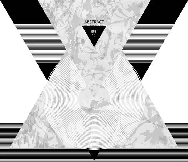 Komposisi Abstrak Dengan Bentuk Geometris Bertekstur Komposisi Marmer Poster Desain - Stok Vektor