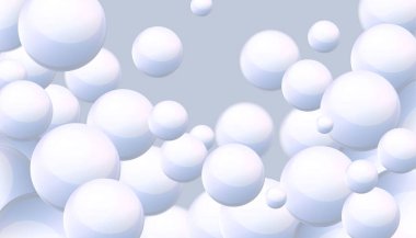 Köpüklü toz, kabarcıklar ve barut tanecikleri. toz reklamı için kullanılan bir illüstrasyon.