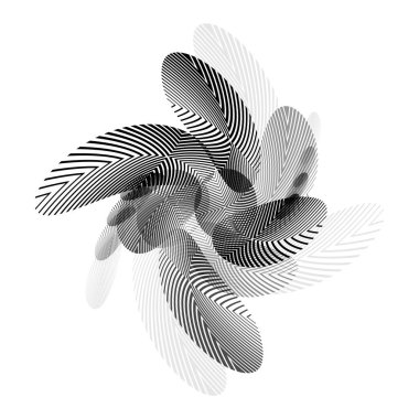 Soyut vektör geometrik arkaplan. Teknik logo.