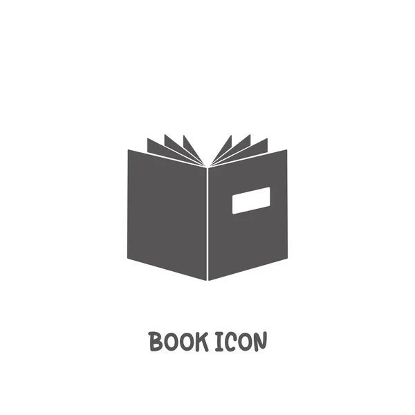 Icono del libro simple ilustración de vector de estilo plano . — Vector de stock