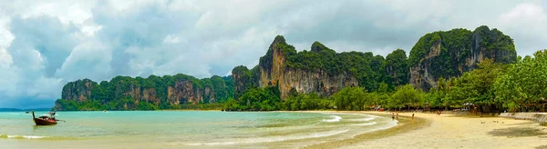 Scenic View Tropical Beach Railay Krabi Southern Thailand — Stock Photo, Image