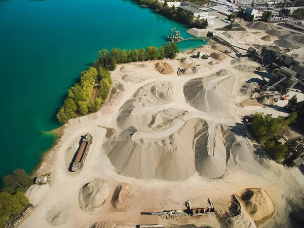 Zand steengroeve — Stockfoto