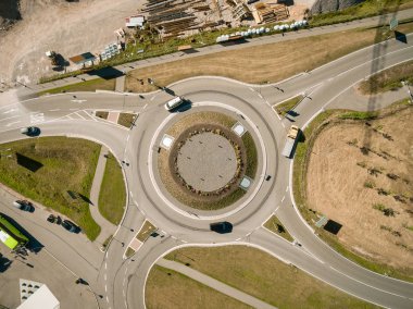 roundabout clipart