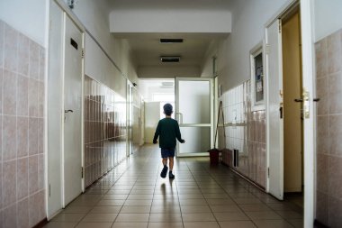 Çocuk Hastanesi siyah hastalık hasta üzgün çalışıyor