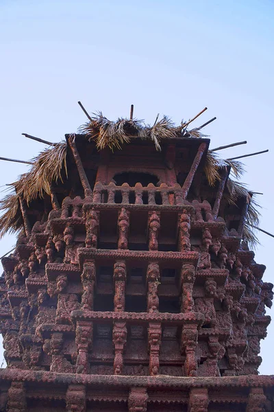 Banashankari アンマ寺、バーダーミ Badami シャリオします。 — ストック写真