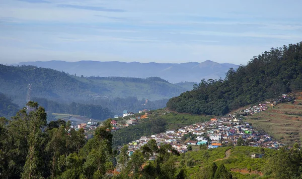 Vista da estação do monte, Ooty, Tamilnadu — Fotografia de Stock