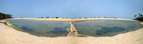 Vlinder lake Khawale strand Panaroma — Stockfoto