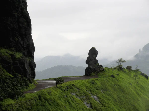 Krajina Malshej Ghat Maharashtra Indie — Stock fotografie