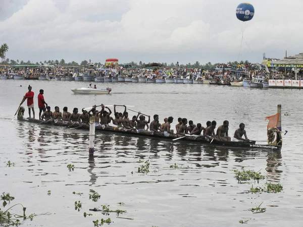 Lago Punnamada Alappuzha Kerala Agosto 2008 Celebra Cada Año Segundo — Foto de Stock
