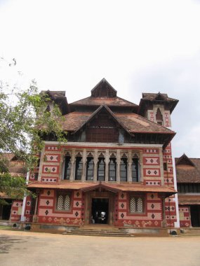 Kuthiramalika Sarayı Müzesi. Trivandrum, Kerala, Hindistan