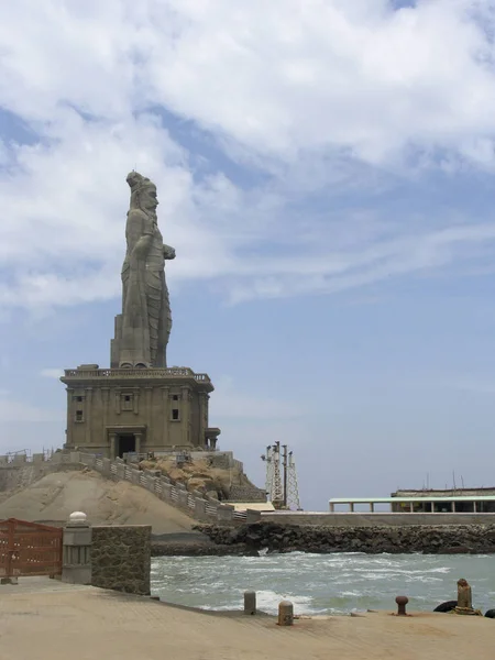 Estatua Thiruvalluvar Kanyakumari Tamilnadu India — Foto de Stock