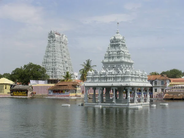 Templo Sthanumalayan Kanyakumari Tamilnadu Índia — Fotografia de Stock