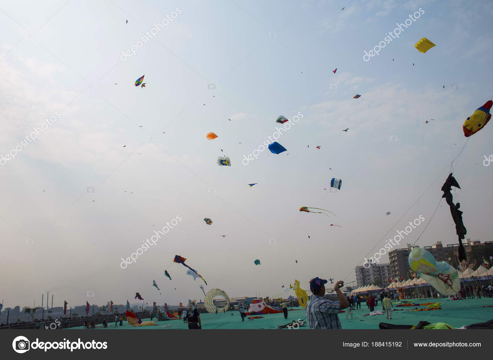 Sabarmati Riverfront Ahmedabad Gujarat India 13 January