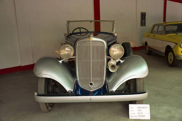 Auto Świat Vintage Car Museum, Ahmedabad, Gujarat, Indie, 13 stycznia 2018 r. Chevrolet 1933 — Zdjęcie stockowe