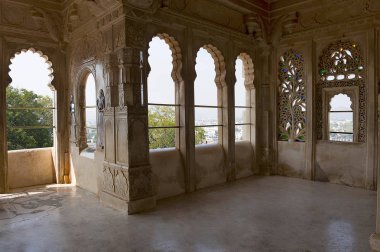 İç mekanlar, şehir Palace, Udaipur, Rajasthan