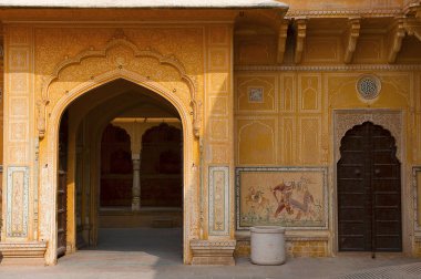 Sarayı iç, Nahargarh, Jaipur, Rajasthan