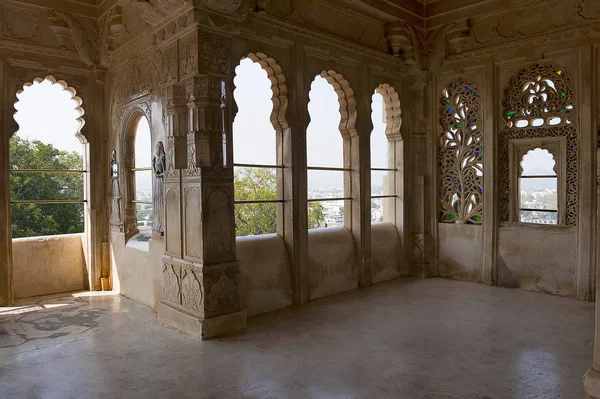 Interiors, City Palace, Udaipur, Rajasthan — Stock Photo, Image