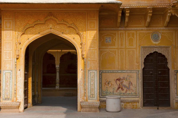 Palace Interior, Nahargarh, Jaipur, Rajasthan — Stock Photo, Image