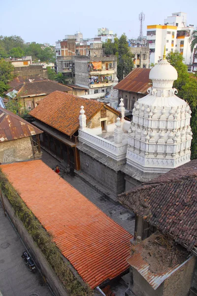 Légifelvétel a Nageshwar templomra, Somwar peth, Pune — Stock Fotó