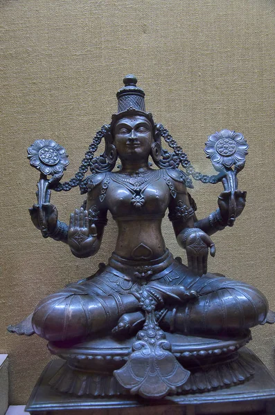 Bronze idols, Kelkar Museum, Pune, Maharashtra, India — Stock Photo, Image