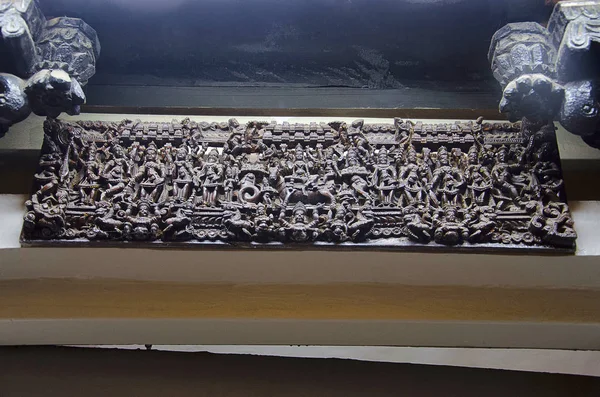 Snidade panel, Kelkar Museum, Pune, Maharashtra, Indien — Stockfoto