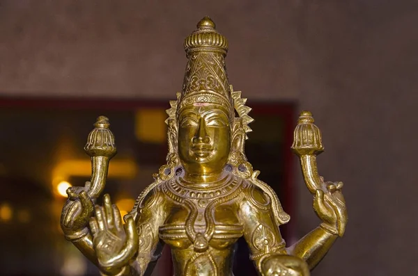 Brass idol, Kumbakonam, Tamil Nadu, India — Stock Photo, Image