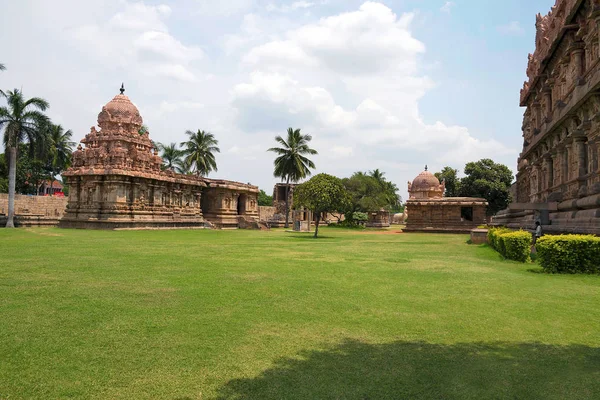 Templo Ammán de la diosa Brihannayaki, complejo de templos Brihadisvara, Gangaikondacholapuram, Tamil Nadu, India — Foto de Stock