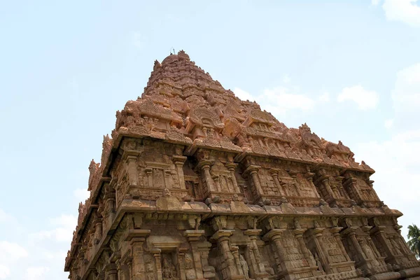 印度 Brihadisvara 寺, Gangaikondacholapuram, 泰米尔纳德邦 — 图库照片