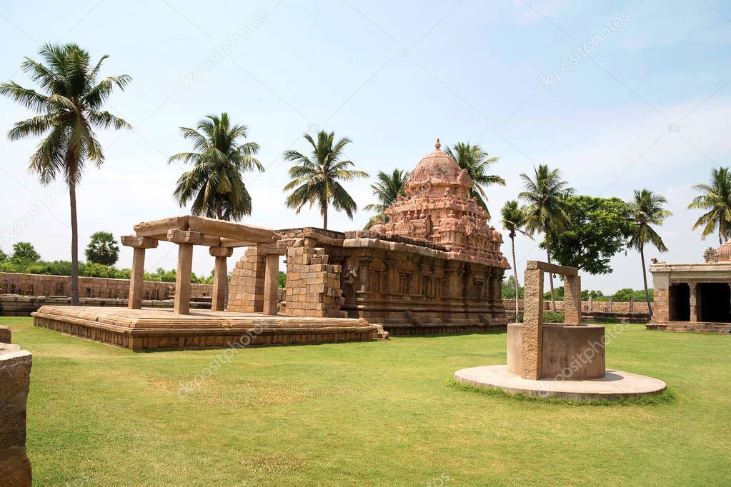 Tenkailasa shrine and Brihadisvara Temple, Gangaikondacholapuram, Tamil Nadu, India. 