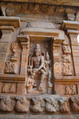 Chandesanugraha-murti, Chandesa, Merkezi Tapınak, Kuzey niş nimet Brihadisvara Tapınağı, Gangaikondacholapuram, Tamil Nadu