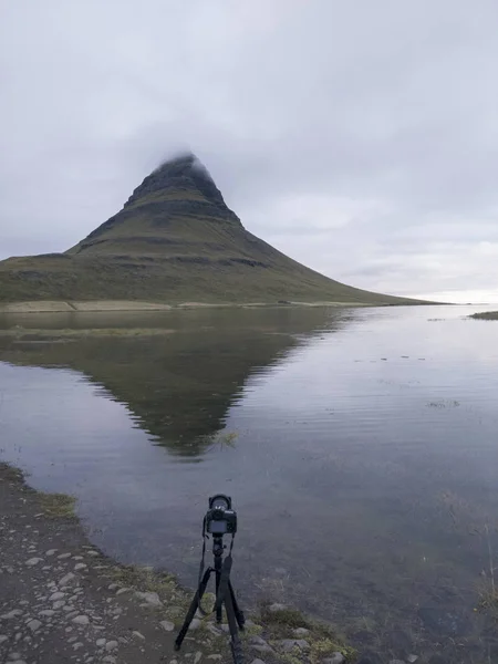 Kirkjufell dağın, İzlanda — Stok fotoğraf