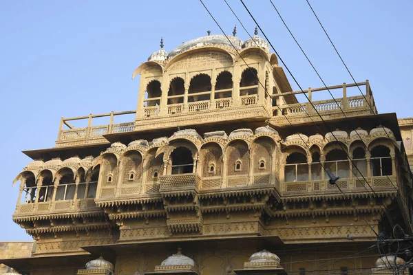 Haveli w Złotym Forcie, Jaisalmer, Rajasthan, Indie — Zdjęcie stockowe